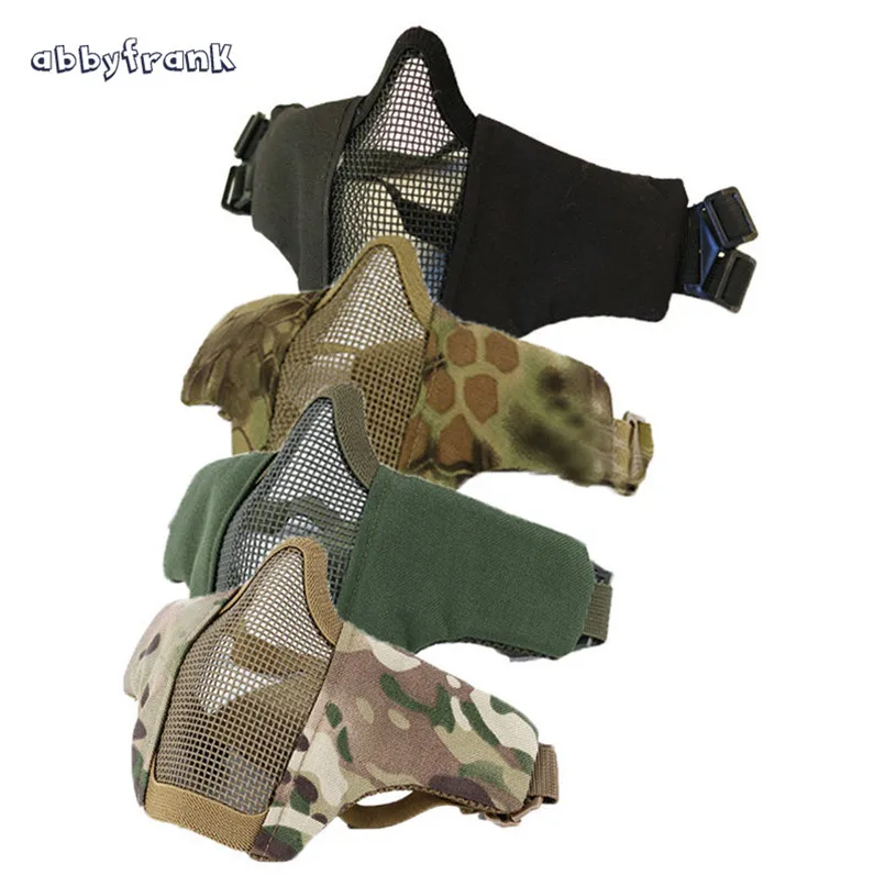 Buy Abbyfrank Hot Airsoft Mask Half Lower Face