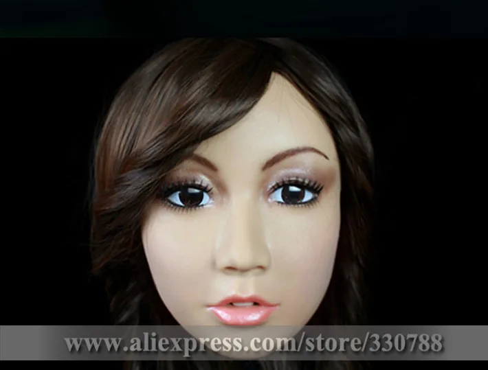 

[SH-1] Top quality realistic female masks, bulk masquerade masks, human silicone mask christmas full face mask halloween