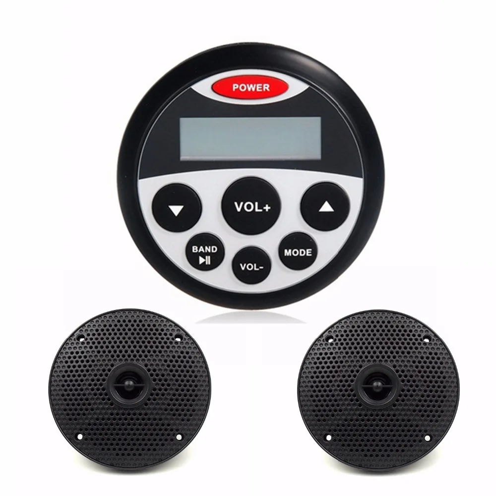 Waterproof Car Stereo For ATV RV Waterproof Marine Stereo MP5 Player ...
