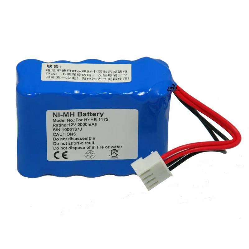 1pc Biomedical Medical Battery Replacement For HYHB 1172,ECG 1A, ECG