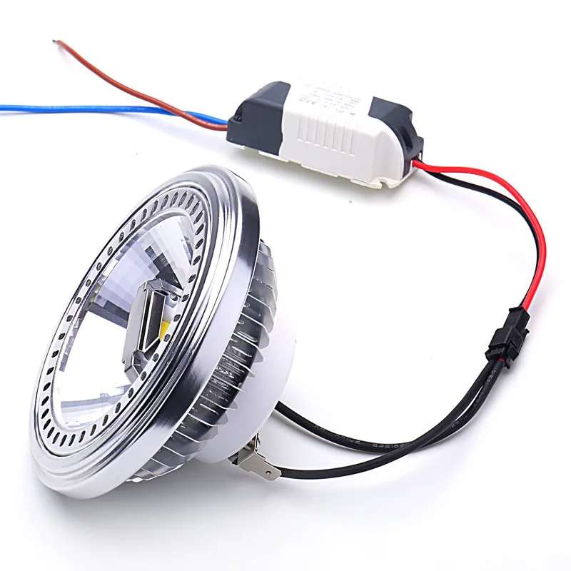 15 Вт LED COB AR111 Spotlight G53 алюминиевый сплав 85 265 в теплый/холодный белый 30 градусов
