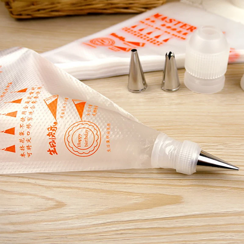 100Pcs/bag Icing Nozzle Fondant Cream Pastry Tips Wedding Cake