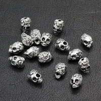 10pcs/lot Antique Silver Gold Wolf Head Charms for Jewelry Making DIY Bracelets Beads Charm Jewelery Alloy Accessories