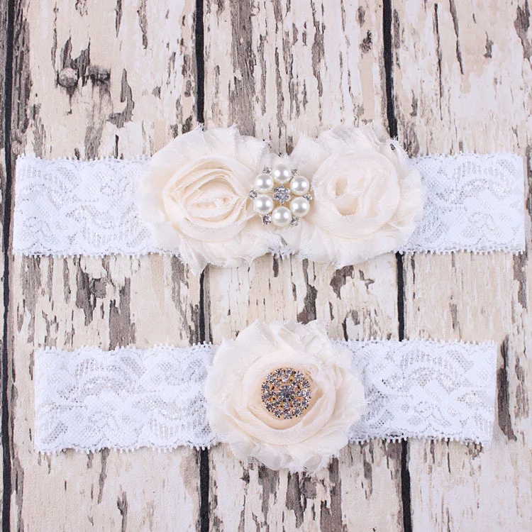 

Cute White Pearl Lace Baby Mom Headband Set kid Lace Diamond Studded Flowers Hair Band Foot Wear Wedding Party Dress Accessories