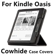 Case de cuero de vaca para oasis pu protectora nuevo 2016 para amazon kindle ebook reader smart cover protector genuin cuero de la manga 6»