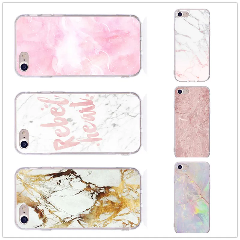 SICOOTE Luxury Marble Coque Rock Case For Iphone 7 Silicone TPU Soft Ultra Thin Cover 8 Plus X 6 6S 5S SE 5 |