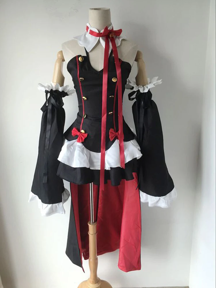 Бесплатная доставка 2017 аниме сераф из Конца Owari No Seraph Krul Tepes униформа косплей
