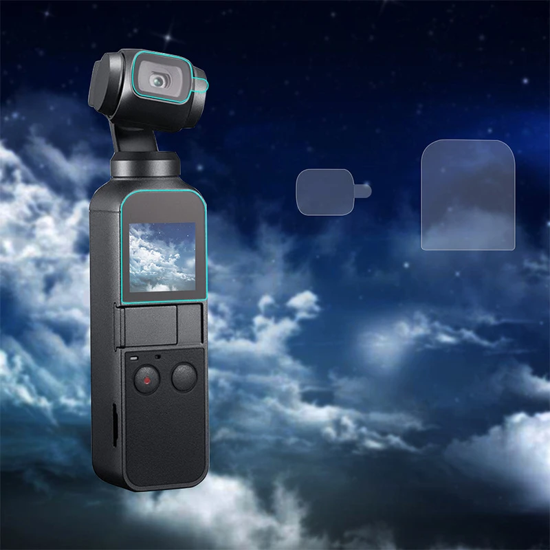 

6Pcs/set Screen Film Camera Lens Protective Film Accessory for DJI OSMO Pocket Gimbal 4K Video PFS Phone Protector