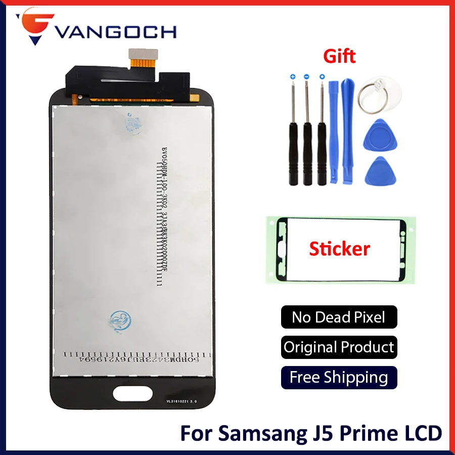 

A++Quality For Samsung J5 prime G570 G570F G570K G570L SM-G570F OLED TFT Display LCD Touch Screen Digitizer Assembly Replacement