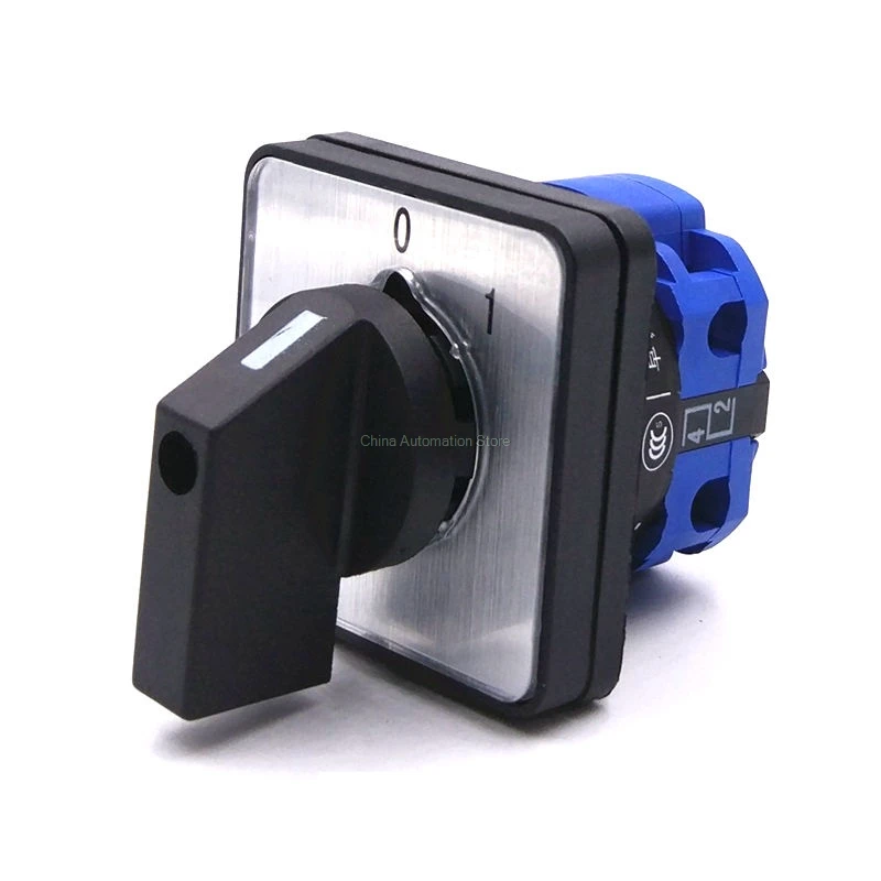 

Electric 2 Position 4 Terminals Rotary Cam Changeover Switch 660V 20A