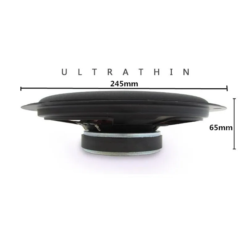 Ультратонкий HiFi 10 дюймовый 2 Ом мощный аудиосабвуфер высокого качества DIY басовые