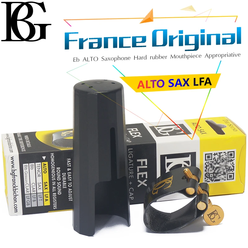

France Original Eb ALTO and Bb Tenor Saxophone and Clarinet Hard rubber Mouthpiece Appropriative ligature and cap LFA LFT LFB