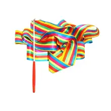 4 м профессиональные гимнастические ленты танцевальная лента Ритмическая художественная гимнастика лента для художественной гимнастики скручивающая штанга палка для гимнастики