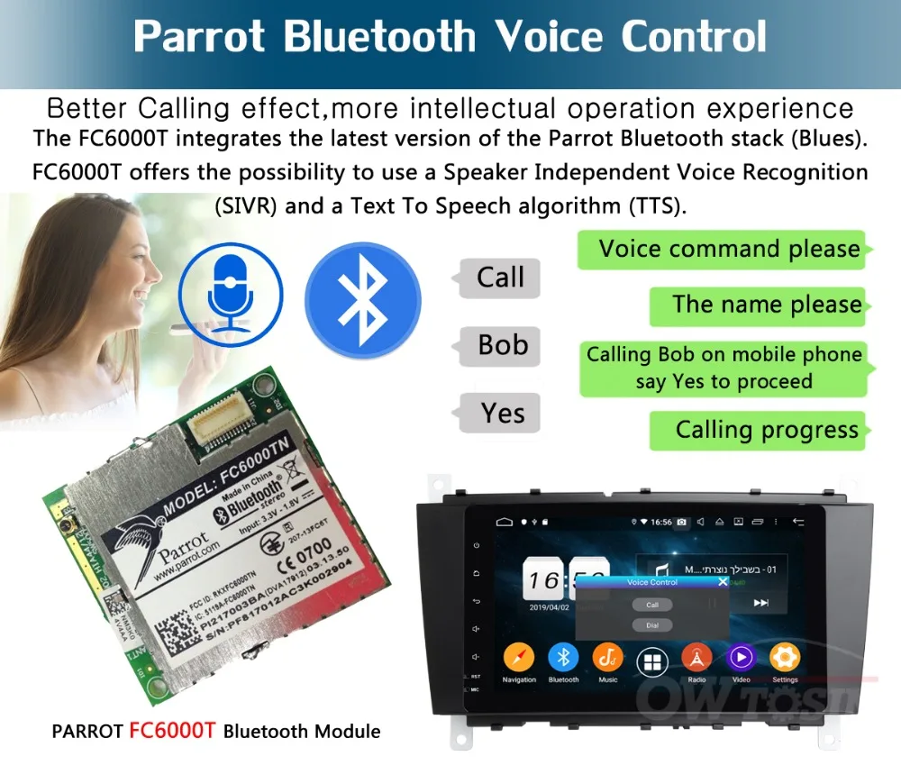 Clearance 8" IPS 8 Core 4GB RAM+64GB ROM Android 9.0 Car Radio Player GPS For Mercedes-Benz W203 CLC W467 DSP CarPlay Parrot BT Adas 7