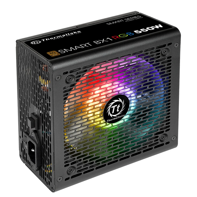 T/t (термалтейк) Номинальная 550 Вт смарт BX1 RGB 550W источника питания (80 плюс
