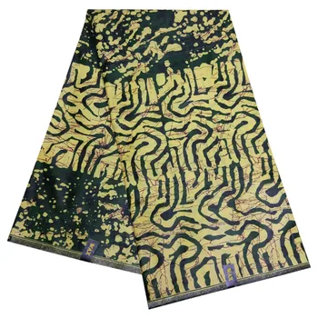 

Hot sale wax material African real batik wax fabric for clothing RWF239(6yards/pc)