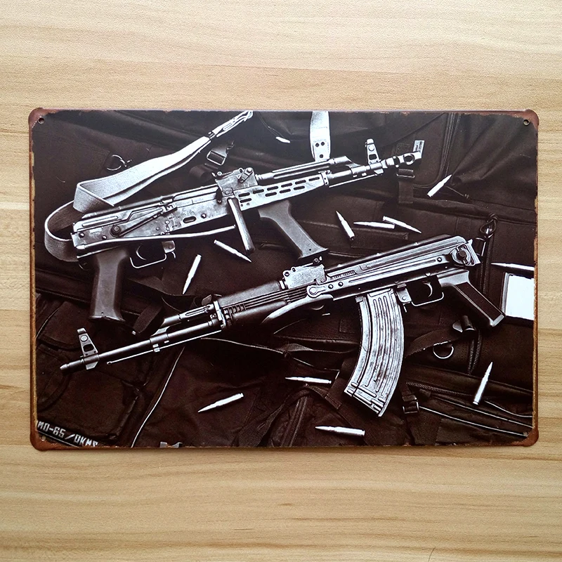 rzxd 1010 dangerous weapon tin signs movie poster art cafe bar vintage metal painting wall stickers home decor 20x30 cm - Metal Signs Home Decor rzxd 1010 dangerous weapon tin signs movie poster art cafe bar vintage metal painting wall stickers home decor 20x30 cm - Metal Signs Home Decor
