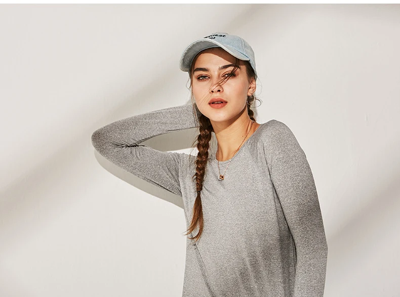 Correndo Camisas Slim de Fitness Esporte top