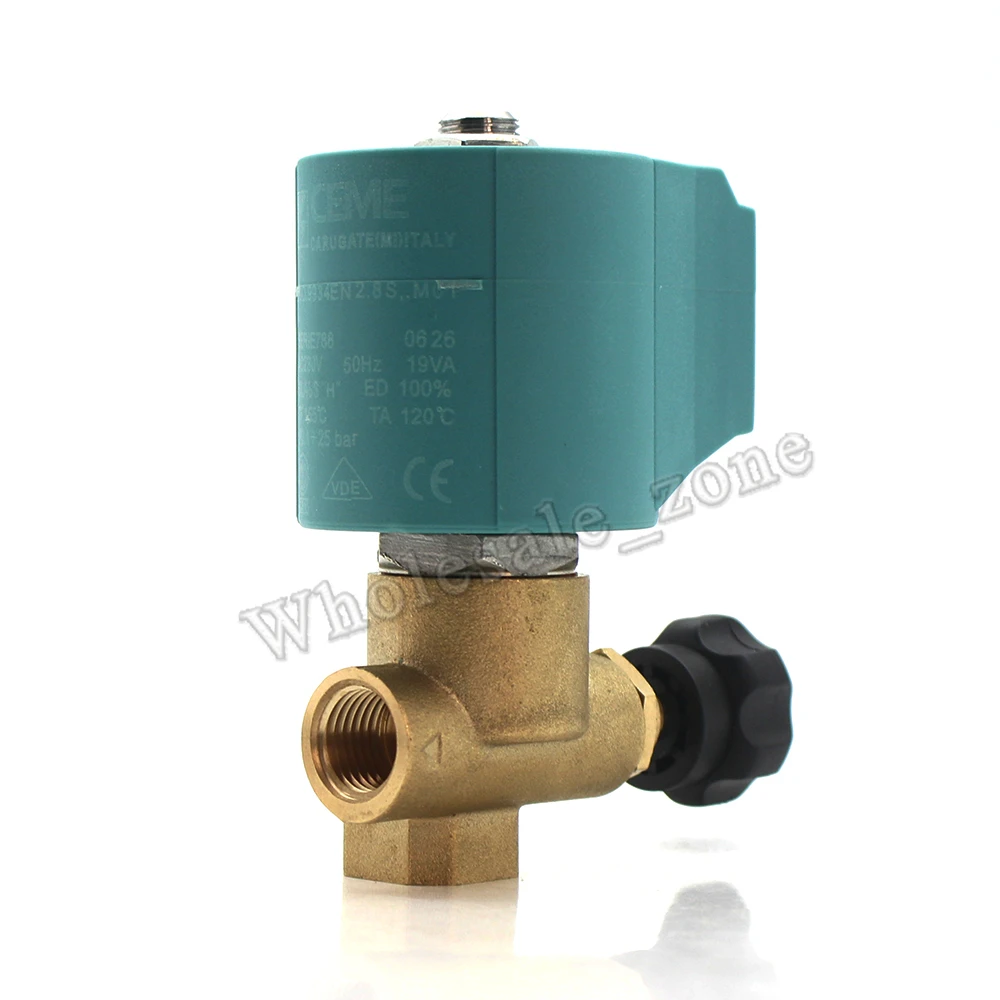 CEME 9934 Регулируемый электромагнитный клапан 2/2 way NC 25 бар G1/4 &quotдля воды и