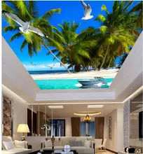 Stereoscopic 3d wallpaper Home Decoration Sea seabirds ceiling TV backdrop mural wallpaper Non woven wallpaper Stereoscopic 3d wallpaper Home Decoration Sea seabirds ceiling TV backdrop mural wallpaper Non woven wallpaper