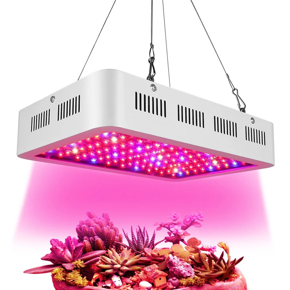 

High Quality 600W Double Chips LED Grow Light Full spectrum red/Blue/ white UV IR For Indoor Plants and Flower Phrase High Yield