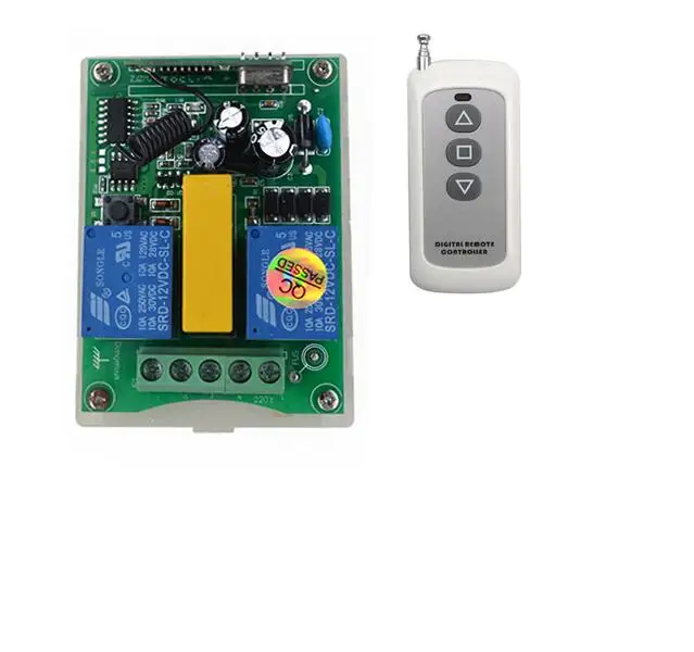 433MHZ AC 220 V RF 2CH rf Wireless Remote Controller Receiver module