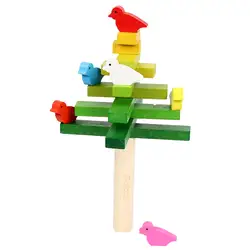 Животные балансная пластина деревянные животные балансные блоки многоцветный Деревянный безопасный материал Kidsroom практика практические