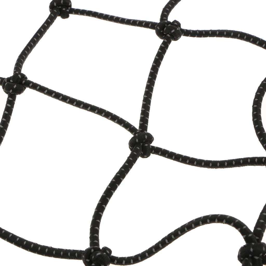 1 Pcs Universal Bungee Cargo Net Motorbike Helmet Mesh Storage Motorcycle Helmet Luggage Hold Down Storage Cargo Organiser Net