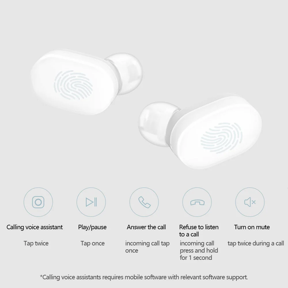Xiaomi AirDots Молодежный выпуск TWS мини беспроводные Bluetooth наушники V5.0 бас стерео гарнитура Музыка спортивные наушники микрофон