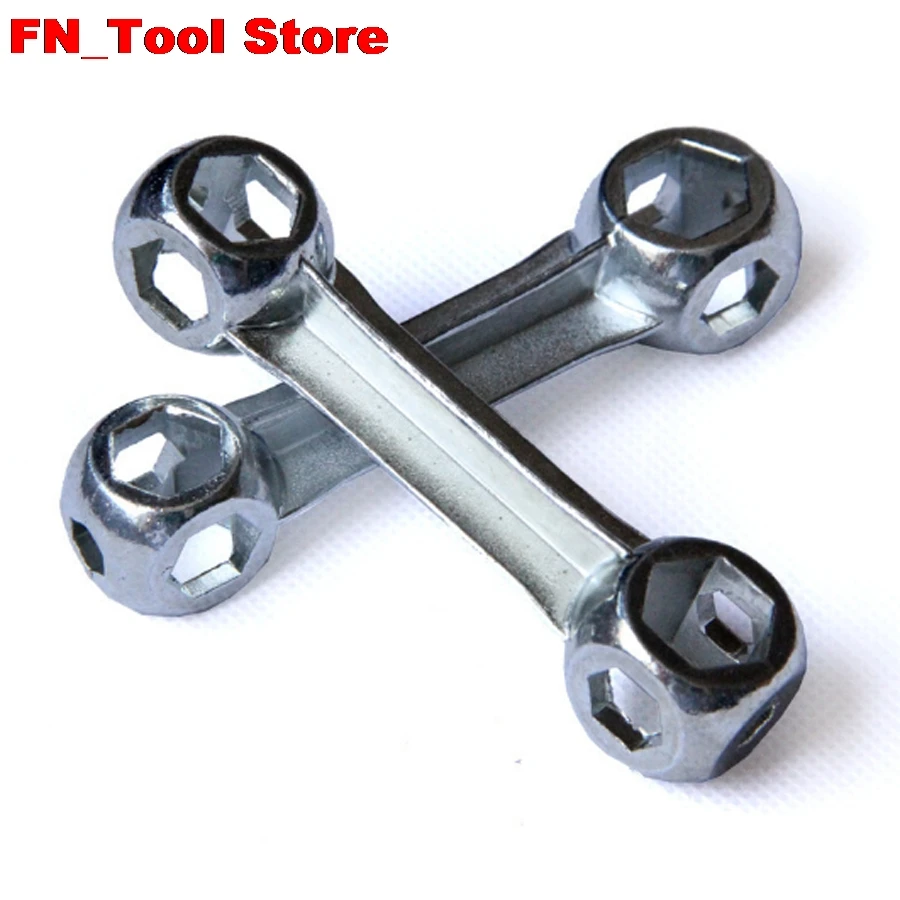 piezas 6 15mm llave hexagonal 10 agujero llave Allen llave de reparación de la bicicleta de mano herramientas|spanner wrenchwrench 10 - AliExpress