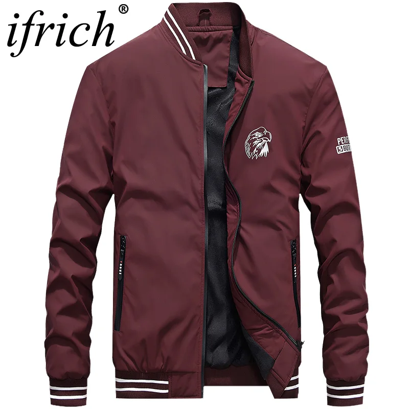 Mens Jackets and Coats 2018 Men's New Casual Jacket High Quality Spring Regular Slim Bomber Jacket Men Coat for Male Windbreaker