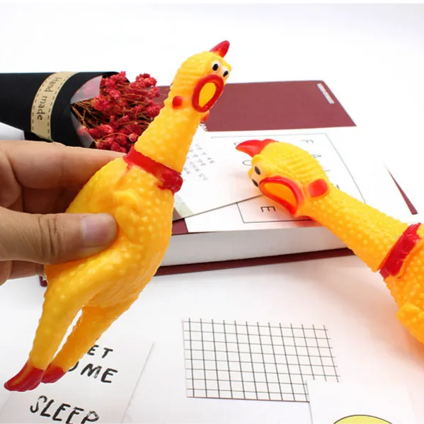 Новинка игрушки кричащий мультфильм курица фигурка забавные гаджеты для детей