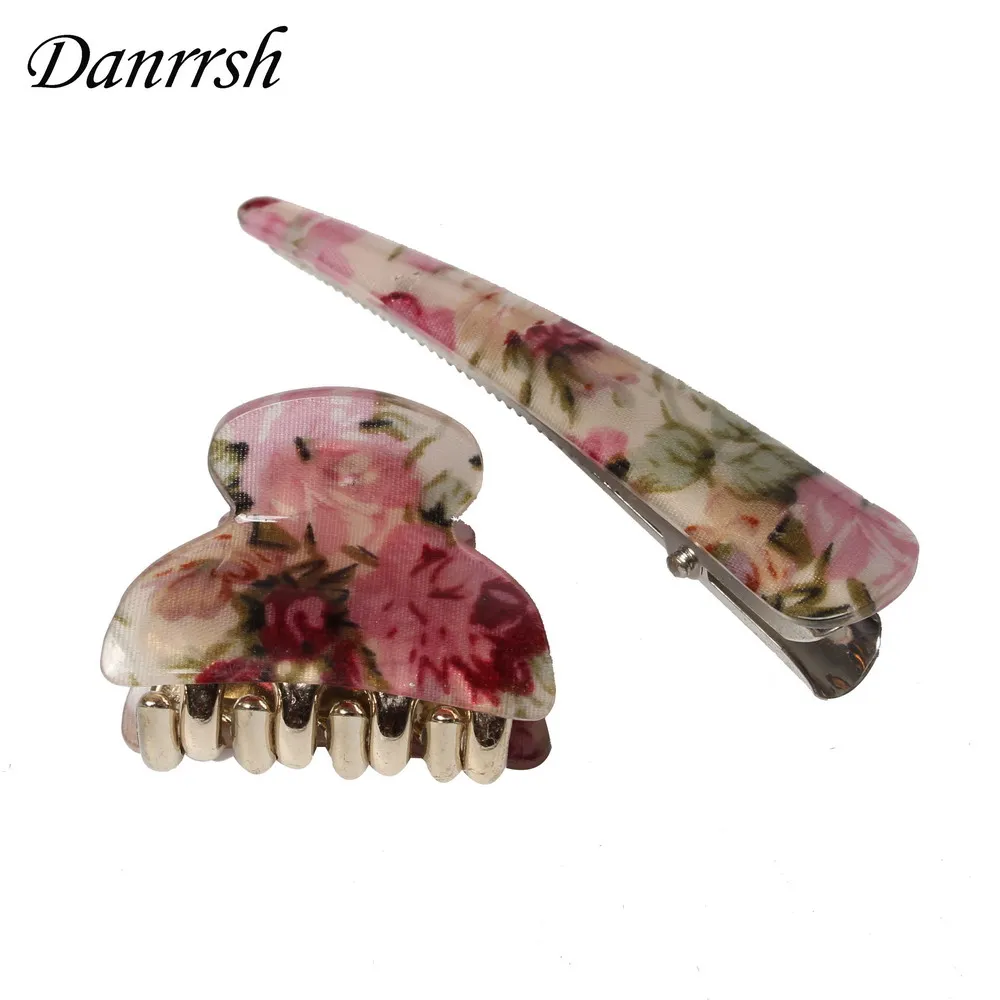 

Acrylic Hair Claws Leopard Crocodile Hair Clip Set Hair Accessories Flower Hair Hairpin For Woman Girls Animal Pattern Hairpin