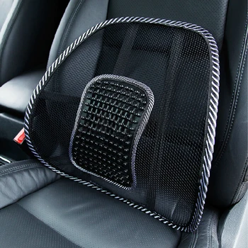 

2Pcs Massage Car Cushion Seat Back Mesh/Hollow Cloth Support Lumbar Waist Chair Massage Back Pillow for Cars Home Office New