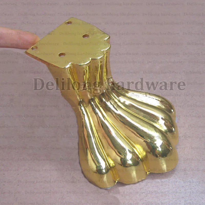 

Zinc alloy sofa foot , fashion table leg, furniture legs shining gold color