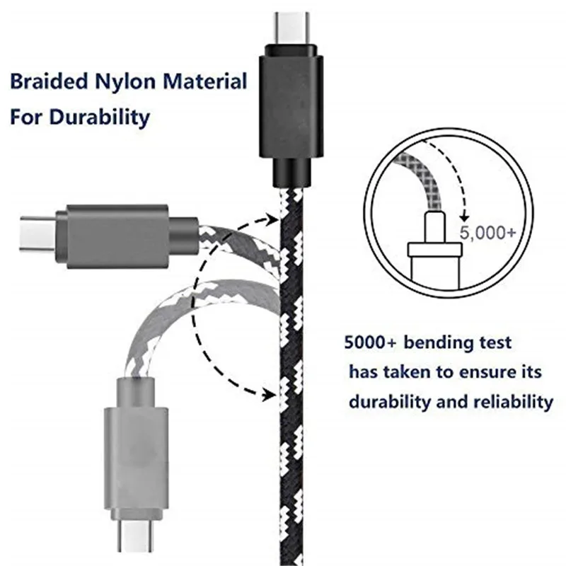 Кабель type USB C для быстрой зарядки 3,0 кабель для быстрой зарядки type-C USB-C кабель для samsung S9 Xiaomi Redmi K20 Pro huawei Кабели для телефонов