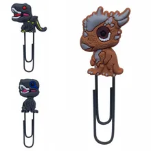 1 шт. крутые динозавры закладки, скрепки для детей, канцелярские принадлежности для студентов, учителя, офисные принадлежности, сделай сам, рукоделие, закладки для книг, подарок