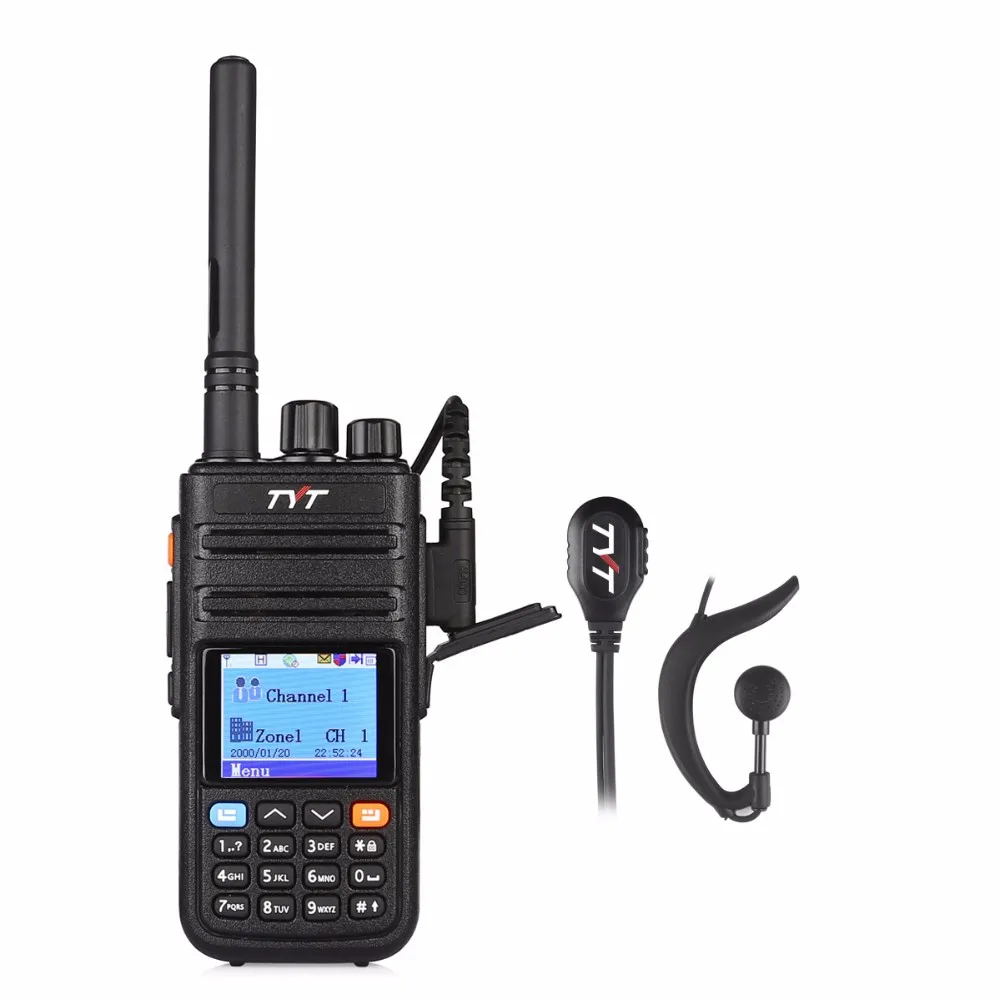 TYT MD-380G gps UHF 400-480 МГц цифровое радио DMR портативная рация Ham трансивер с md380 USB Кабель для программирования CD