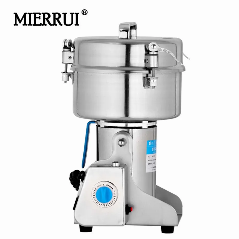

Stainless electric mill grinder 2000g 110V220V food Swing type Dry food Crusher Salt and pepper Mills Grinders for herbs