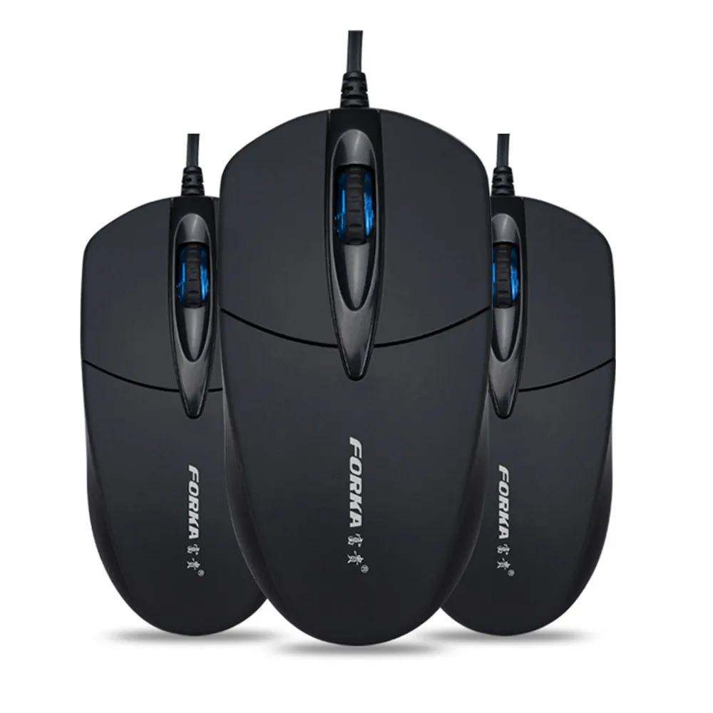 Проводная оптическая игровая мышь VOBERRY Weired 3 клавиши 1200 DPI USB|Мыши| |