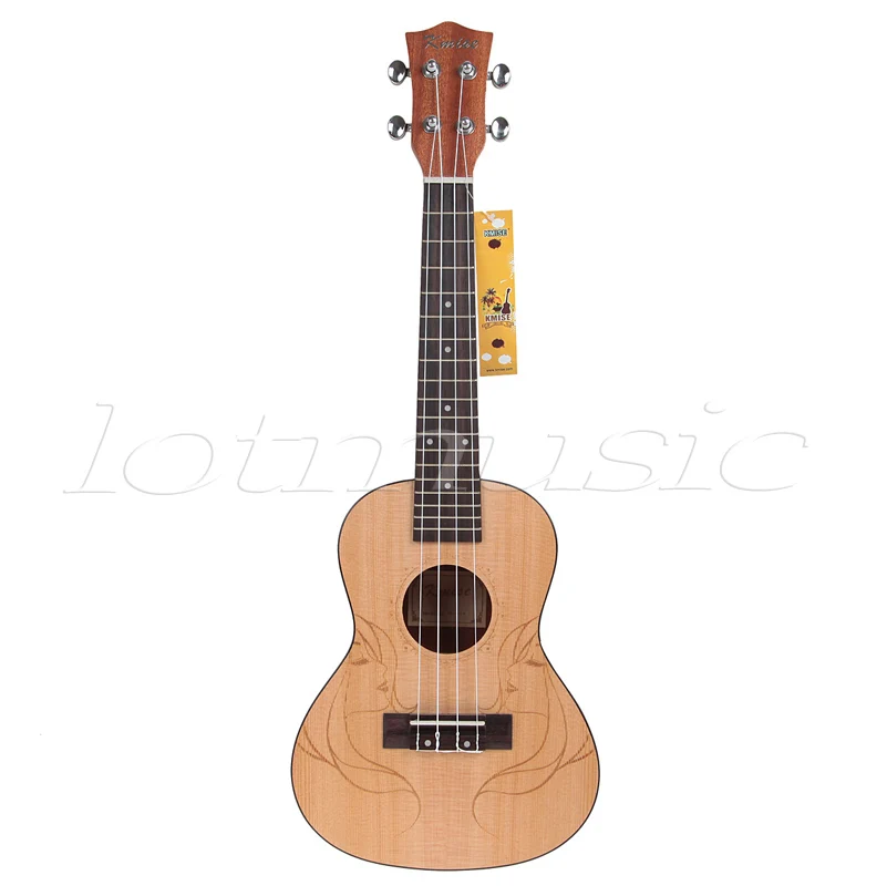 Kmise Baritone Гавайская гитара 30 дюймов из красного дерева Ukelele Uke 4 струны Гавайская гитара