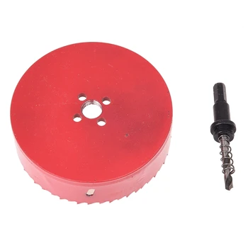 

120mm Diameter Bimetal Hole Cutter Cutting Holesaw Red