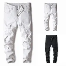 2019 New Black Color Ankle Zipper Jeans Men Skinny Fit Elastic Stretch Knee Hole Ripped Jeans For Men Streetwear Men Jeans 2019 New Black Color Ankle Zipper Jeans Men Skinny Fit Elastic Stretch Knee Hole Ripped Jeans For Men Streetwear Men Jeans