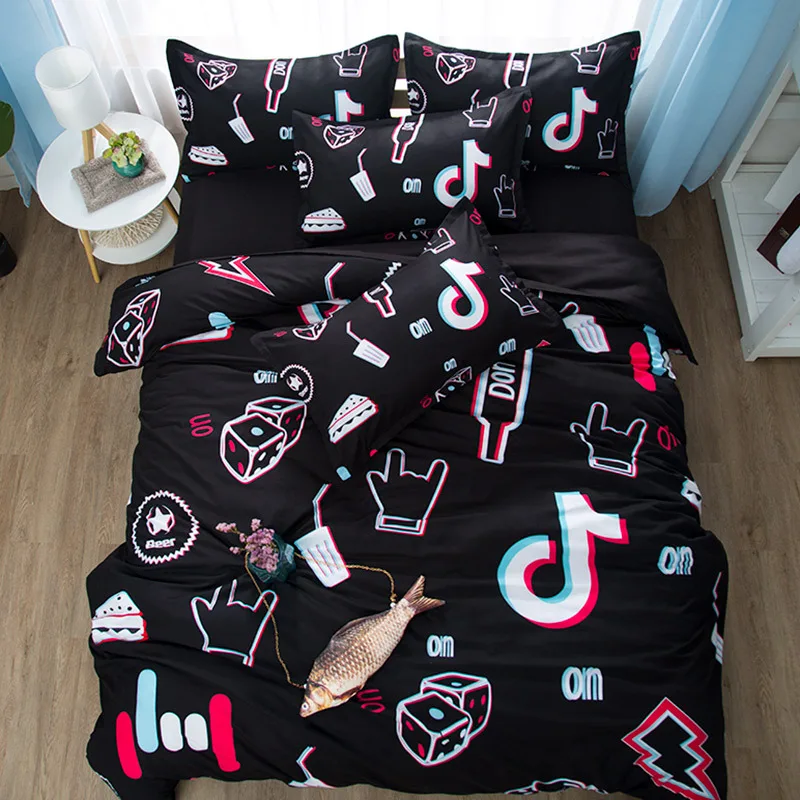 Набор постельного белья из серии "Темный Дракон", набор пододеяльников, наволочки, домашний текстиль, постельное белье, комплекты постельного белья