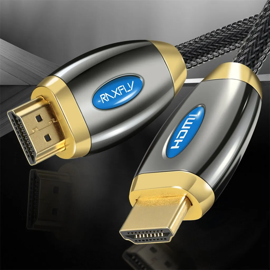 HDMI кабель V2.0 3D 1080P Ethernet 4K 60 Гц-HDTV ЖК-дисплей светодиодный для ПК 1/3/5 м кабель в оплетке кабель HDMI, HD дропшиппинг