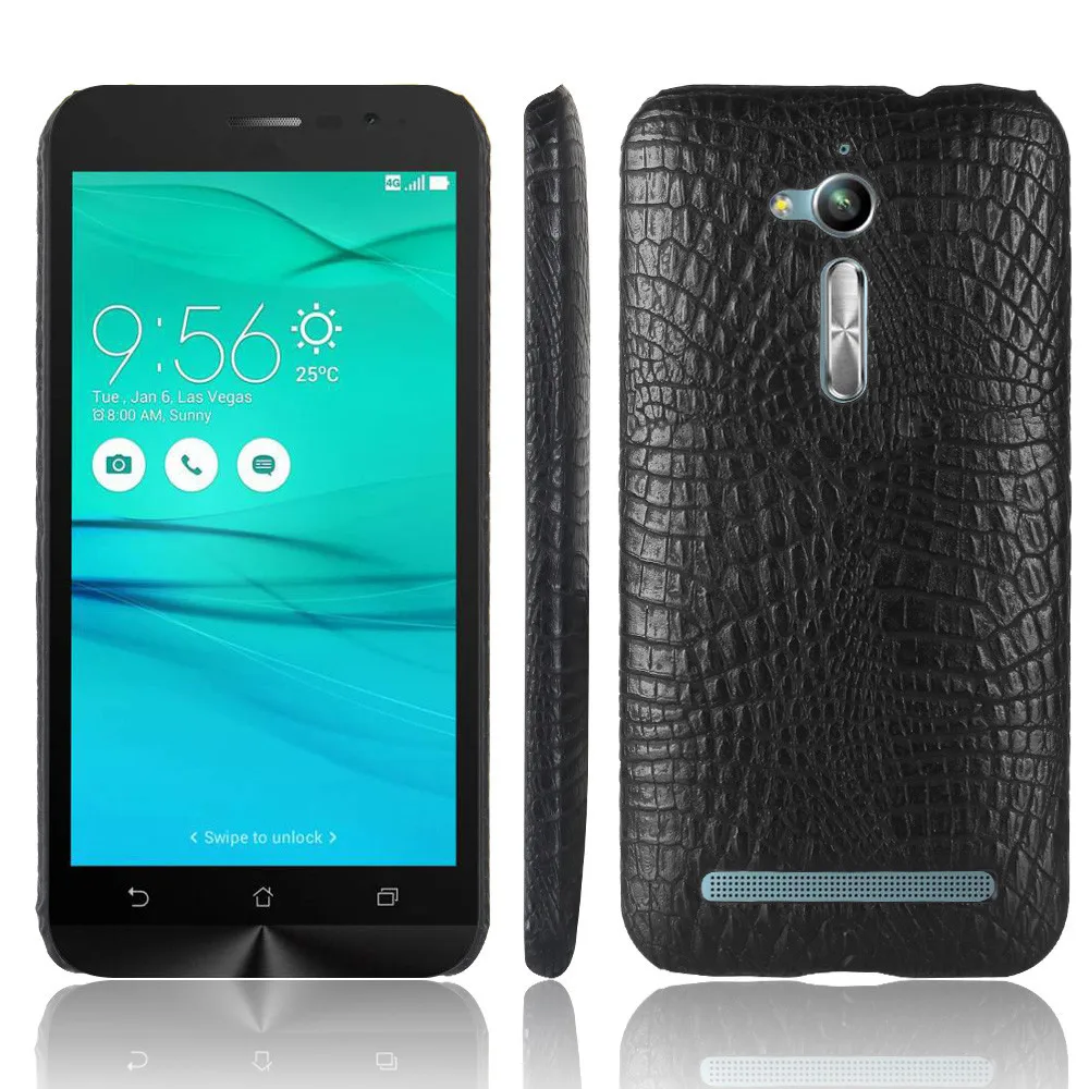 

For Asus Zenfone GO ZB500KL ZB500KG Case Crocodile Skin Hard Back Cover Case For Asus X00AD X00ADA X00ADC 5.0 inch Phone Cases