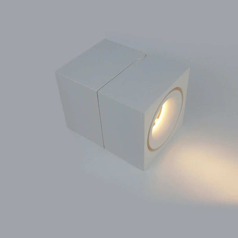 Montagem em Superfície Luzes de Teto Lâmpada do Teto Iluminação do Ponto Dobrável e Rotativo Luminárias para Vitrine Interior Sala Cob 16 Montagem Em superfície Luzes de Teto Lâmpada