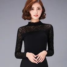 Новая половина водолазки большой ярдов марли сделать небольшой без подкладки верхняя одежда культивировать нравственность показать тонкий с длинными рукавами