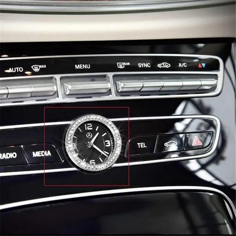 

Control system automobile decorative car styling covers accessories decoration bright sequins 17 FOR Mercedes Benz E class