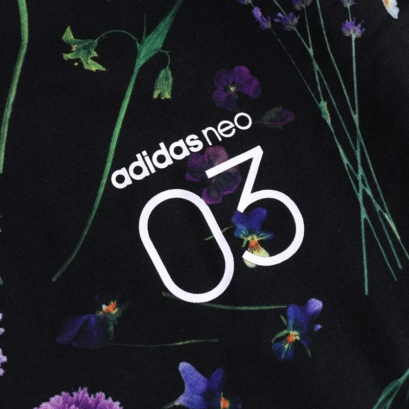 Новое поступление Adidas NEO Label избранного Слои футболка Для женщин футболки с коротким рукавом спортивная